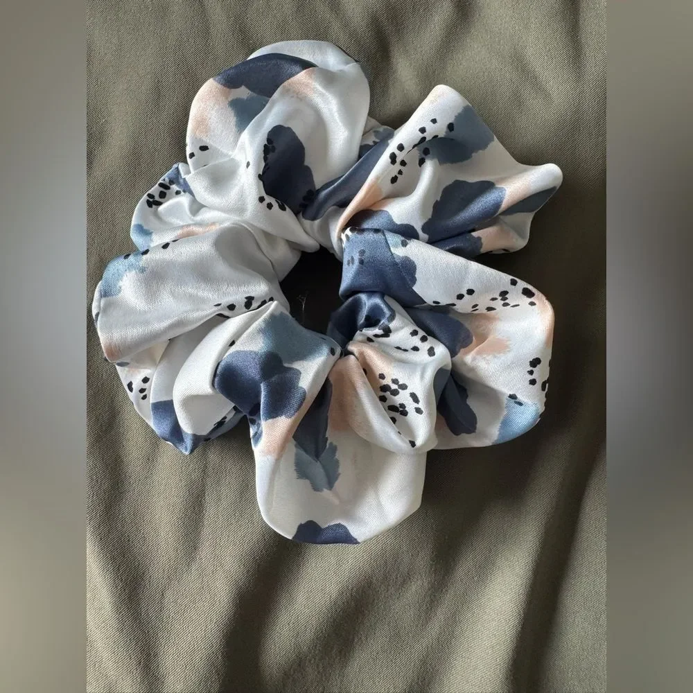 Floral Patterned Scrunchie Handmade